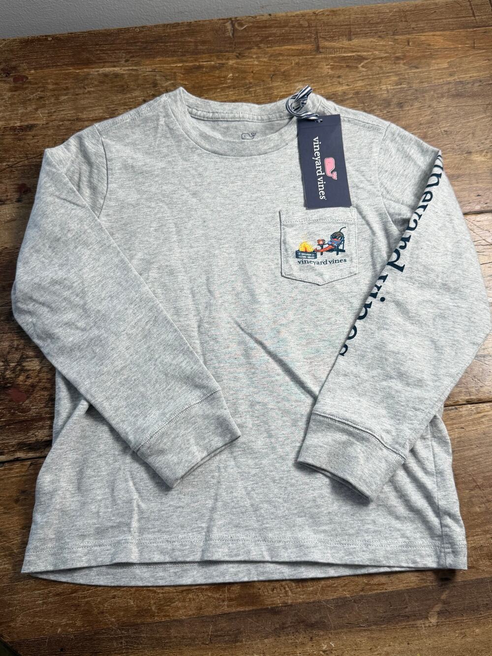 Vineyard Vines Boys NWT Long Sleeve "Chilly Peppers" tee size 5